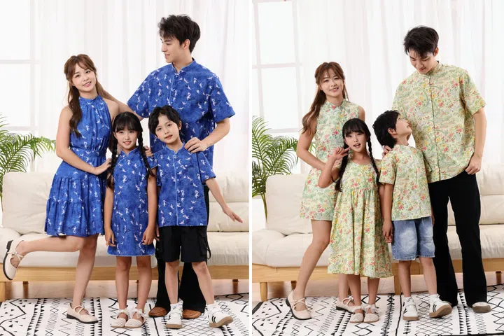 pocketpig diary matching family outfits for cny