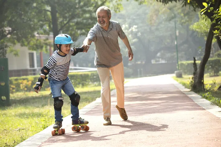 You strictly discourage your child from taking risks.