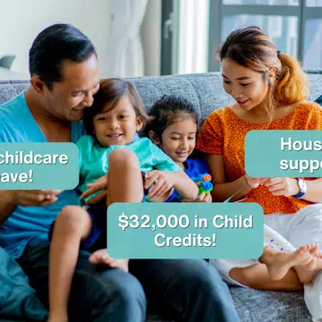 NDR 2026 family support cash payout childcare leave