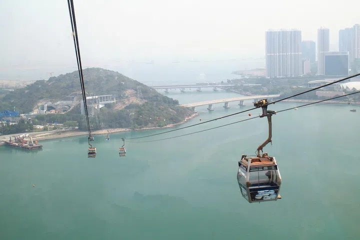 Cable Car To Lantau Island,Hong Kong.