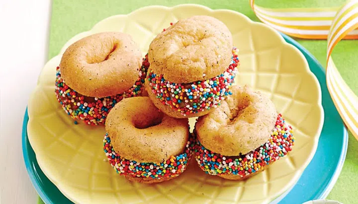 Cook-ups with kids - Choc freckle doughnut ice-cream