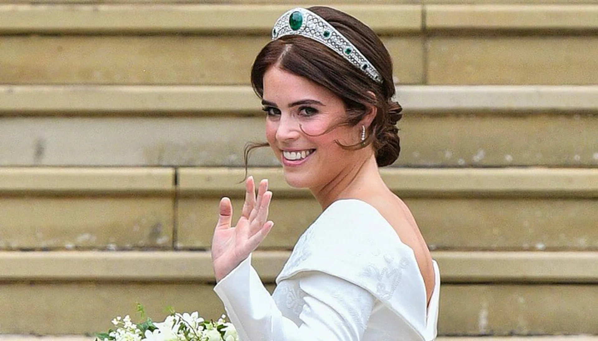 The wedding of Princess Eugenie of York and Jack Brooksbank in Windsor

Featuring: Princess Eugenie
Where: Windsor, United Kingdom
When: 12 Oct 2018
Credit: John Rainford/WENN