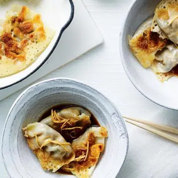 Mixed Mushroom Pot Stickers