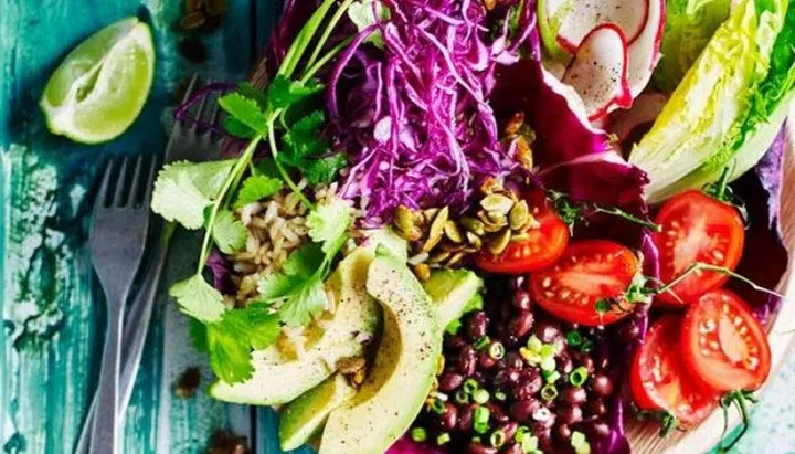 Vegetarian Burrito Salad Bowl