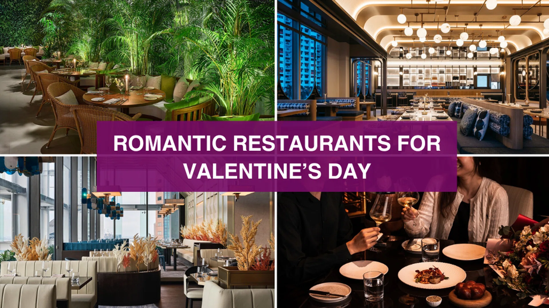 romantic restaurants for Valentine's Day singapore 2025