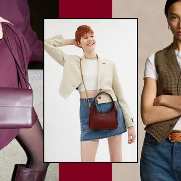 burgundy bags