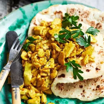 Yoghurt Wraps With Pick-Your-Protein Scramble