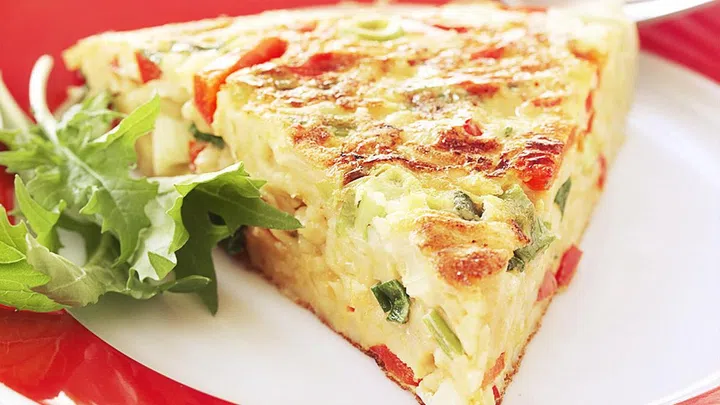4 ways with 2-minute noodles - Oriental noodle frittata