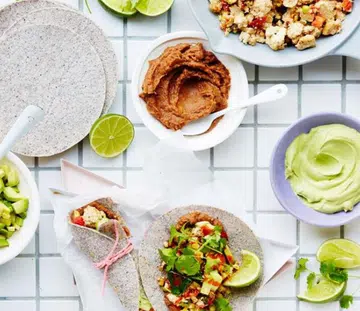 Scrambled Tofu Wraps