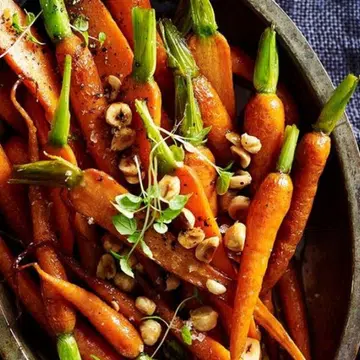 Maple-Glazed Baby Carrots