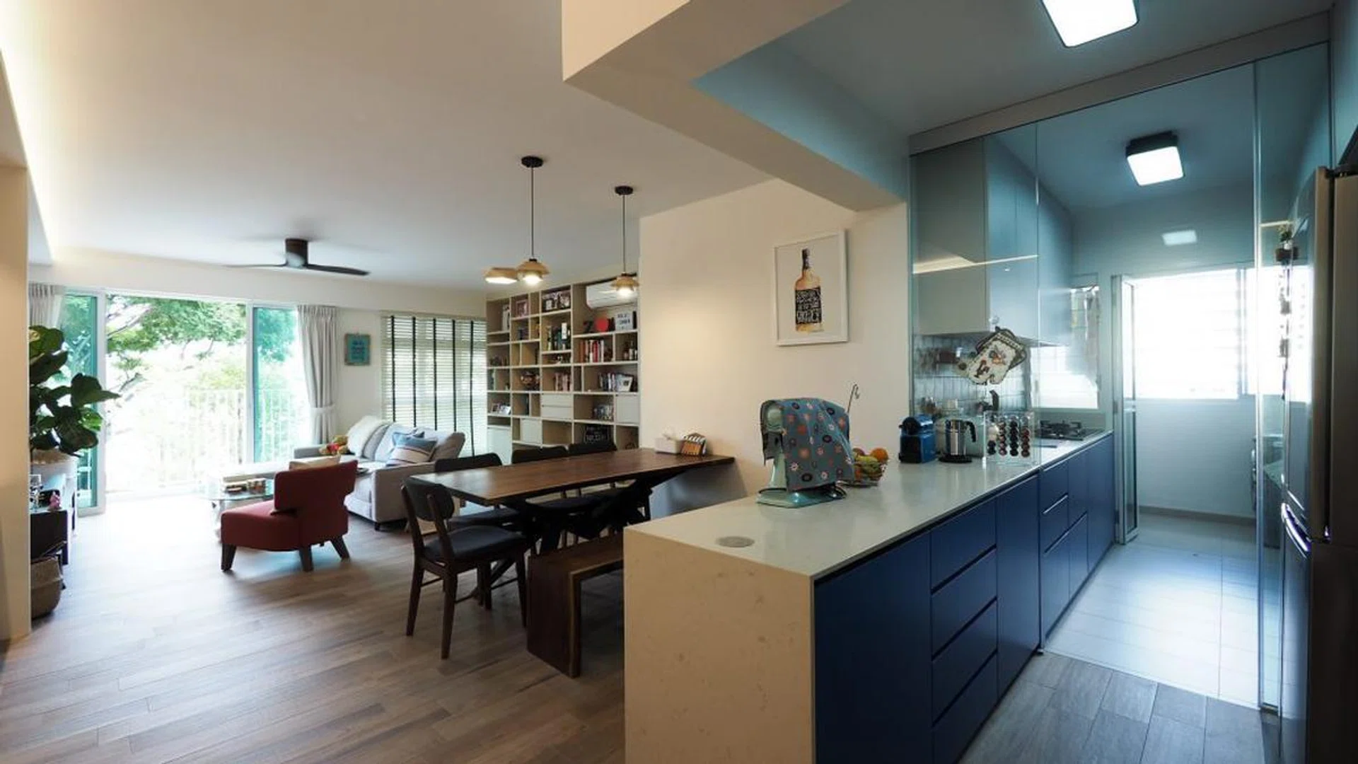 Kallang HDB blue