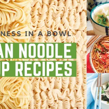 A list of Asian noodle soup recipes