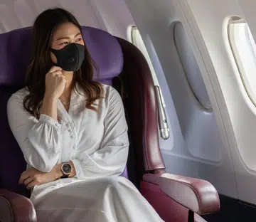 Stretches you can do while flying on an aeroplane