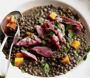 Ham Hock With Lentils