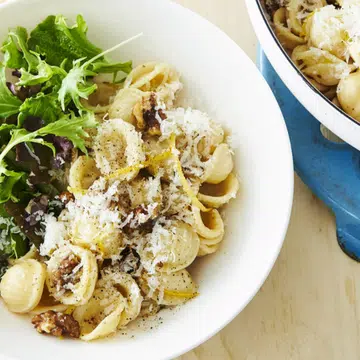 Orecchiette With Walnut Burnt Butter Sauce
