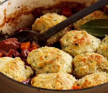 Classic Beef Stew With Dumplings