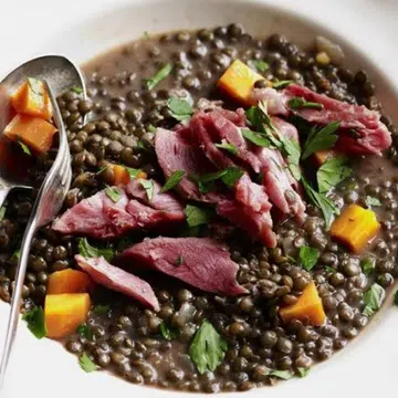 Ham Hock With Lentils