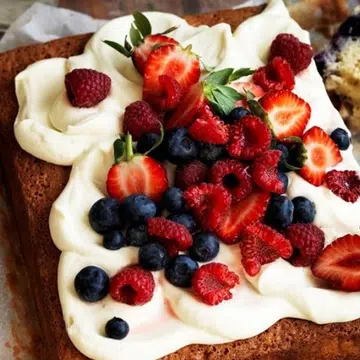 Berry & Coconut Tres Leches Cake