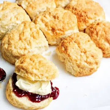 Air Fryer Lemon Curd Scones