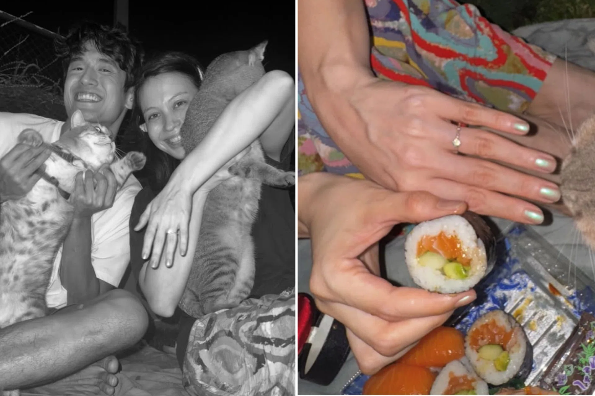 Nathan Hartono engaged to fiancee Liz Sergeant Tan