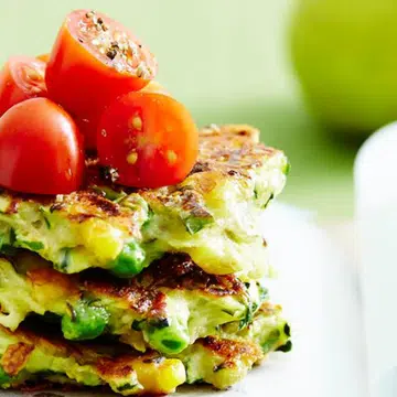 Zucchini & Cheese Fritters