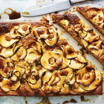 Apple & Ginger slab cake recipe