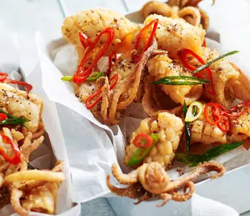 Air-Fryer Salt & Pepper Squid