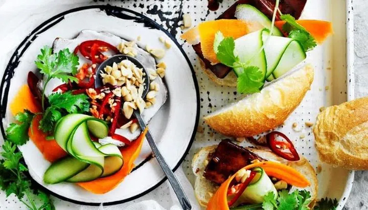 Roasted Sticky Tofu Buns