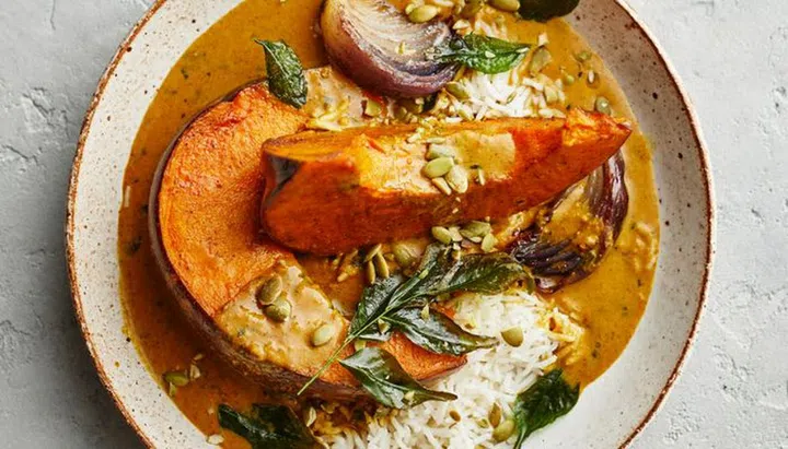 Roasted Rice & Pumpkin Curry