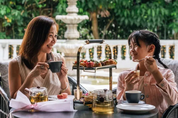 afternoon tea and diy flower bar for mother’s day