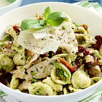 Chicken Orecchiette & Pea Pesto - ways to cook chicken breast
