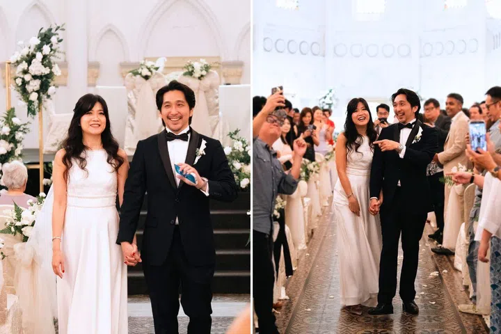 danielle fong remarried at 50 - wedding at chijmes