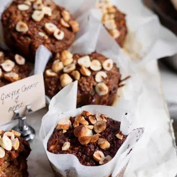 Gluten-Free Ginger, Carrot & Apple Muffins