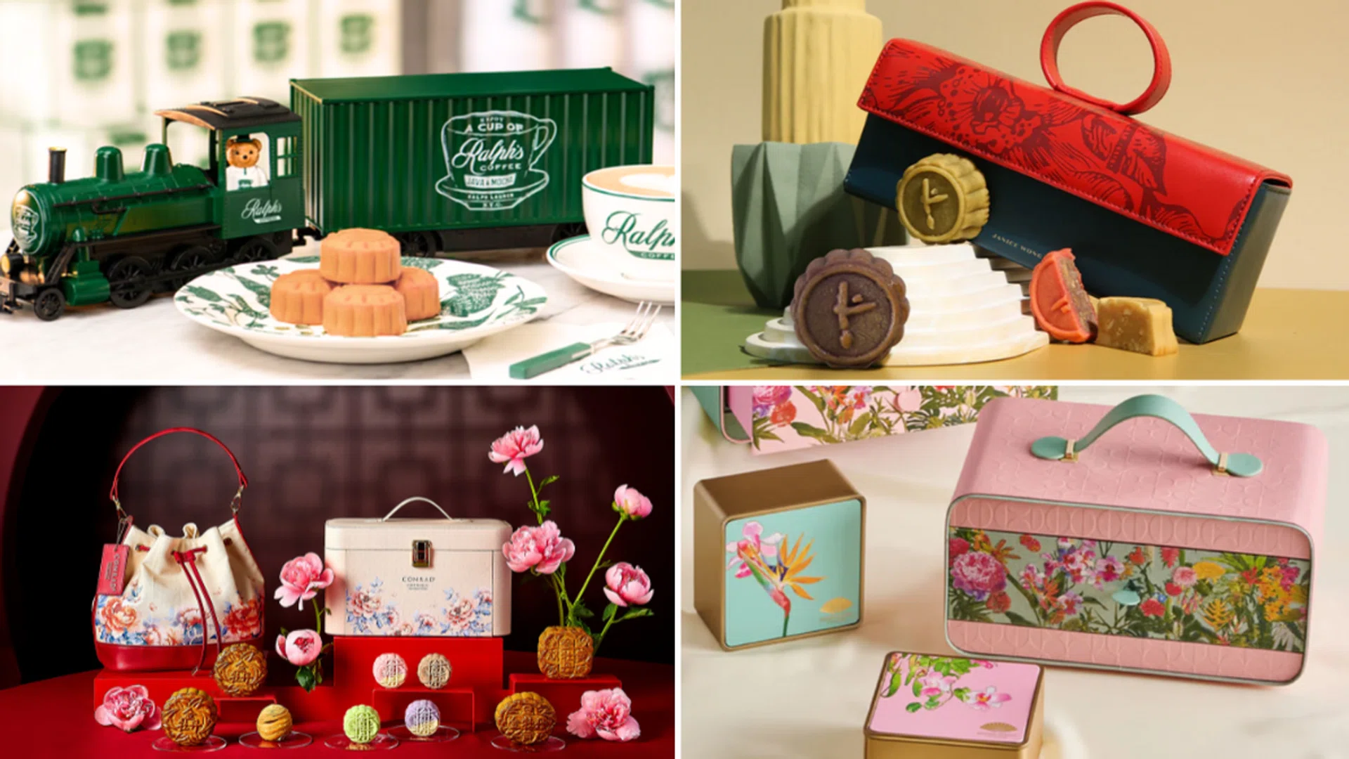 Resuable pretty mooncake boxes for gifting