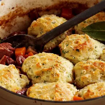 Classic Beef Stew With Dumplings