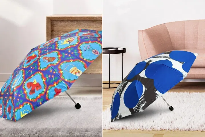 Colourful printed UV umbrellas singapore