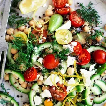Lemon & Dill Chickpea Salad