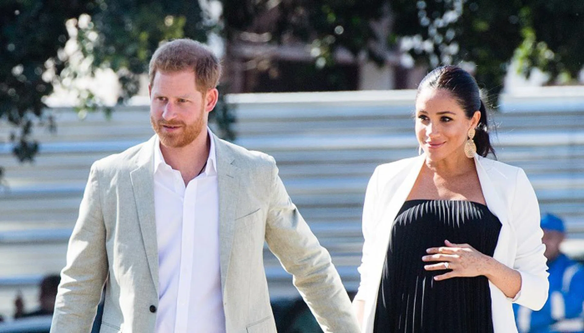 Prince Harry, the Duke of Sussex and Meghan, the Duchess of Sussex visit Andalusian Gardens to see traditional Moroccan arts and crafts on display in the walled public garden.

Dress ? Loyd/Ford
Blazer ? Babaton Keith
Shoes ? Manolo Blahnik Carolyn Polka Dot Pumps

Pictured: Prince Harry,the Duke of Sussex and Meghan,the Duchess of Sussex
Ref: SPL5067570 250219 NON-EXCLUSIVE
Picture by: SplashNews.com

Splash News and Pictures
Los Angeles: 310-821-2666
New York: 212-619-2666
London: 0207 644 7656
Milan: 02 4399 8577
photodesk@splashnews.com

World Rights, No United Kingdom Rights

