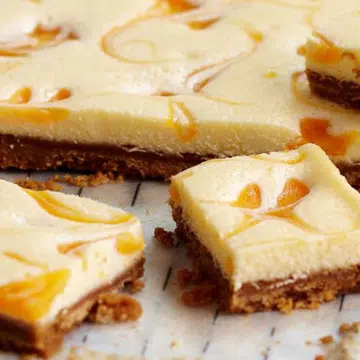 Apricot Cheesecake Slice