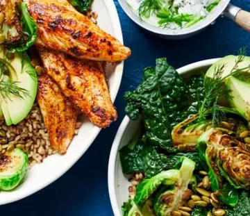 Chicken Rice & Mega Greens Mega Bowl