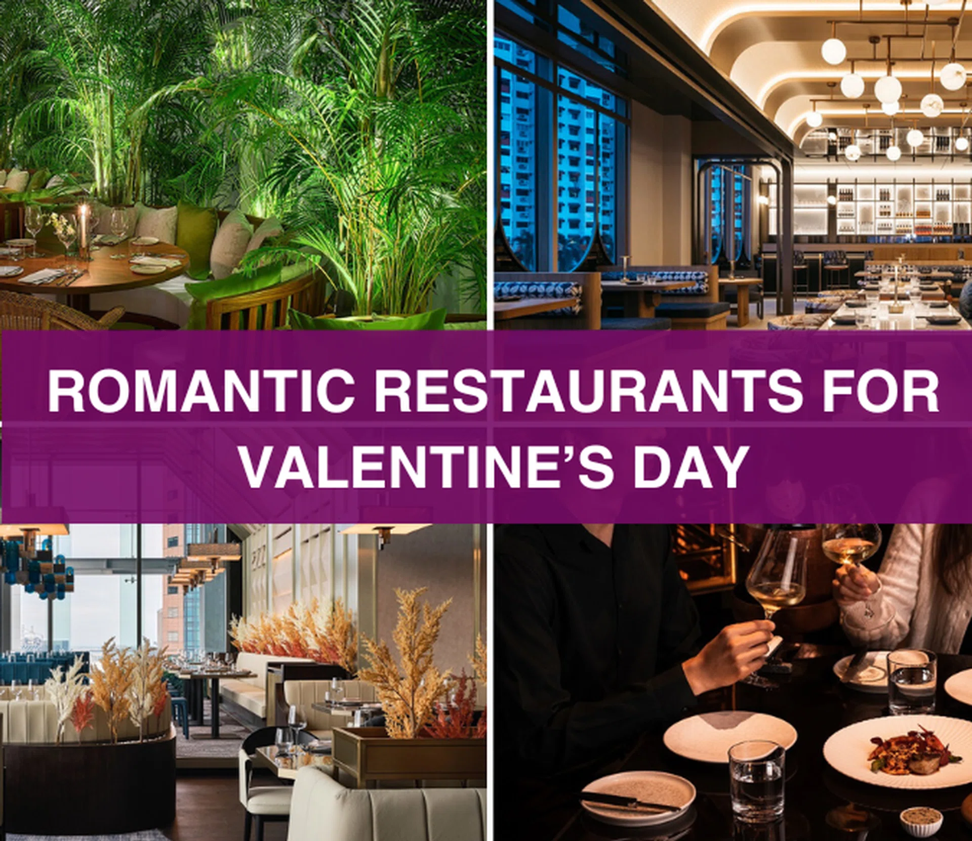 romantic restaurants for Valentine's Day singapore 2025