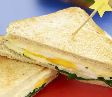 Egg, Cheese & Spinach Toasties