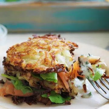Smoked Salmon Rosti Stacks