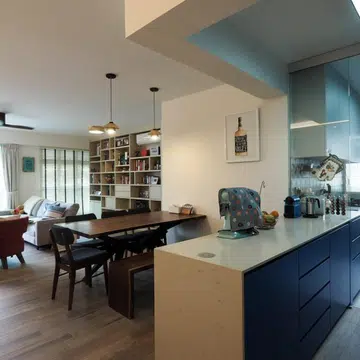 Kallang HDB blue