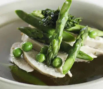 Chicken, Pea & Asparagus Soup