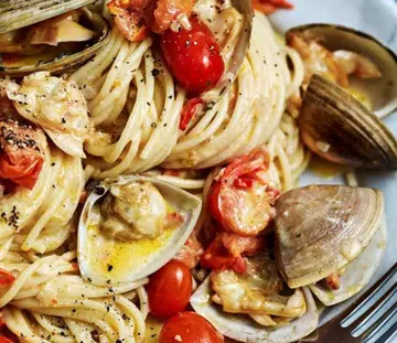 Bloody Mary Clam Pasta