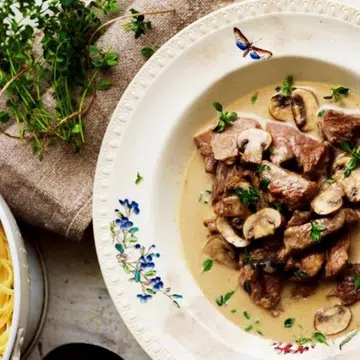 Beef Stroganoff