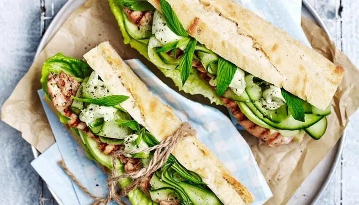 Teriyaki Chicken Salad Rolls