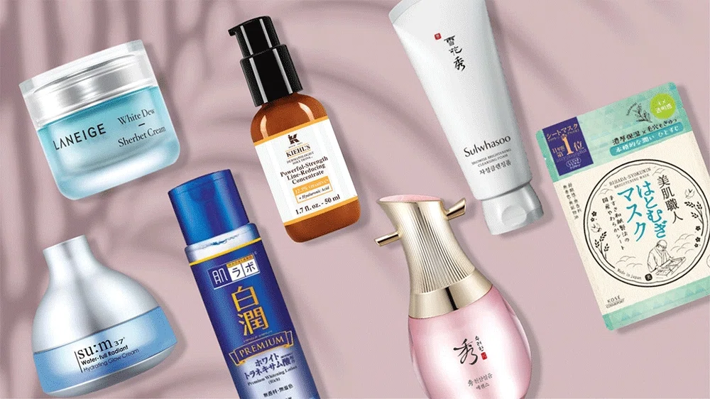 Skin whitening and skin brightening products