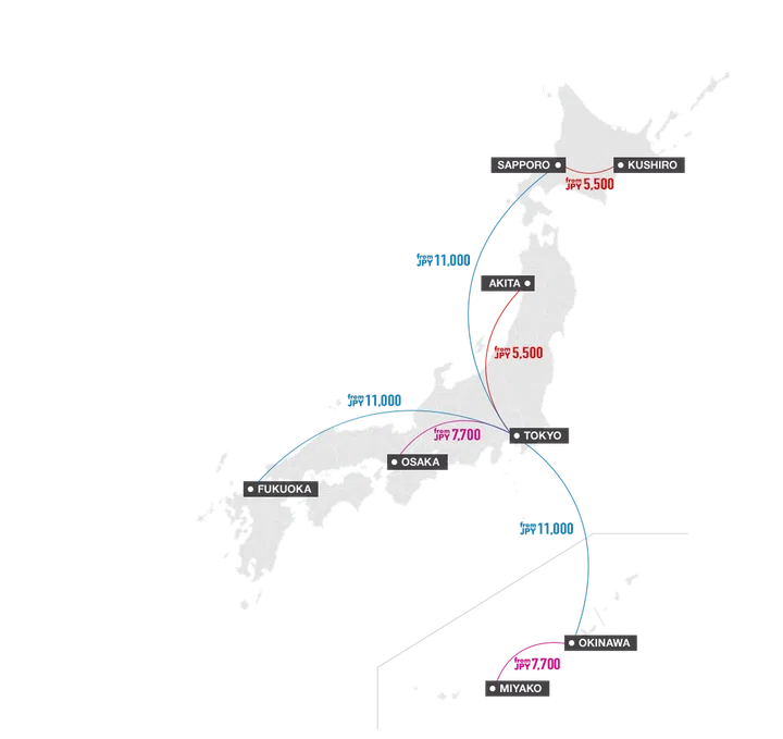 Japan Airlines offers flights at a special fare only for individuals residing outside of Japan. PHOTO: JAL.CO.JP